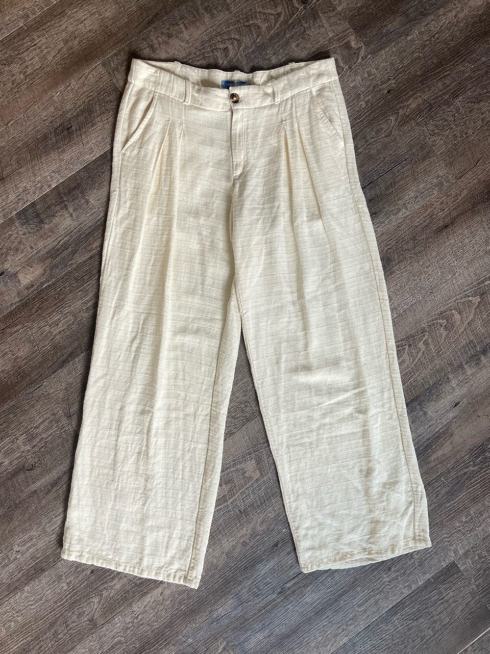Urban Outfitters Martina low rise linen trouser pants - Picture 4 of 12